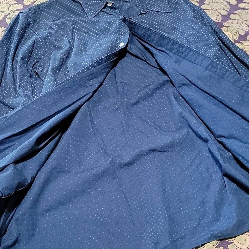 J. CREW Dots Buttondown